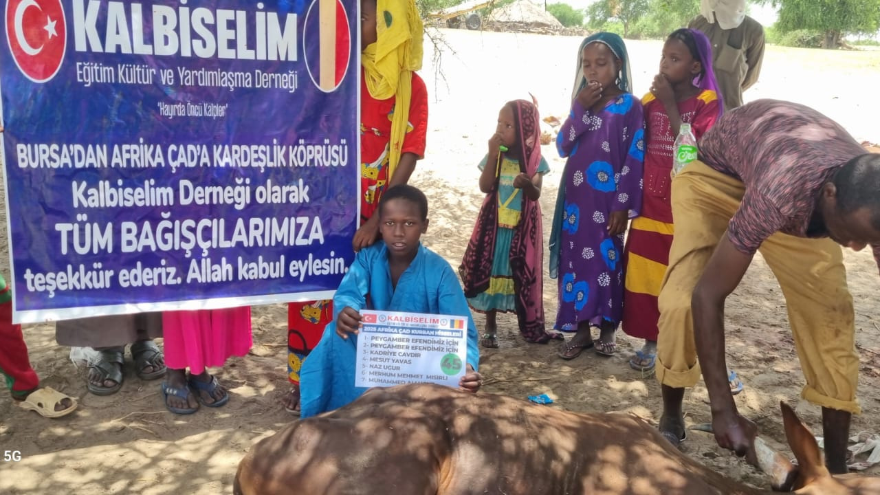 Bursa Merkezli Kalbi Selim Kültür Ve Yardımlaşma Derneği, Kurban Bayramı'nda Afrika'nın Çad Ülkesinde Gerçekleştirdiği Büyük Organizasyonla Takdir Topladı. 3