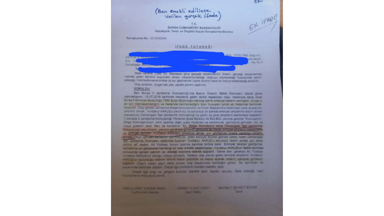 15 Temmuz'un Bursa Kahramanları Darbe Girişimi Ve Türkiye'deki İlk Gözaltı 13