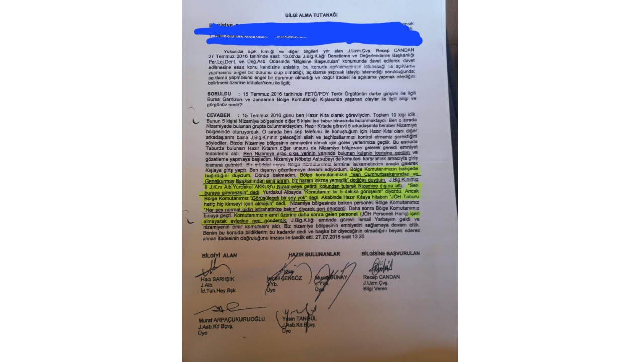 15 Temmuz'un Bursa Kahramanları Darbe Girişimi Ve Türkiye'deki İlk Gözaltı 8