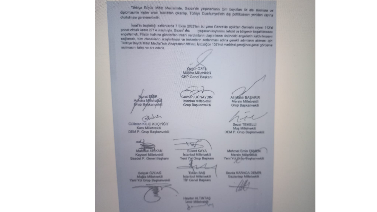 4 Parti Meclis'i Olağanüstü Toplanmaya Çağırmıştı Çağrı Metninin Detayları Ortaya Çıktı 2
