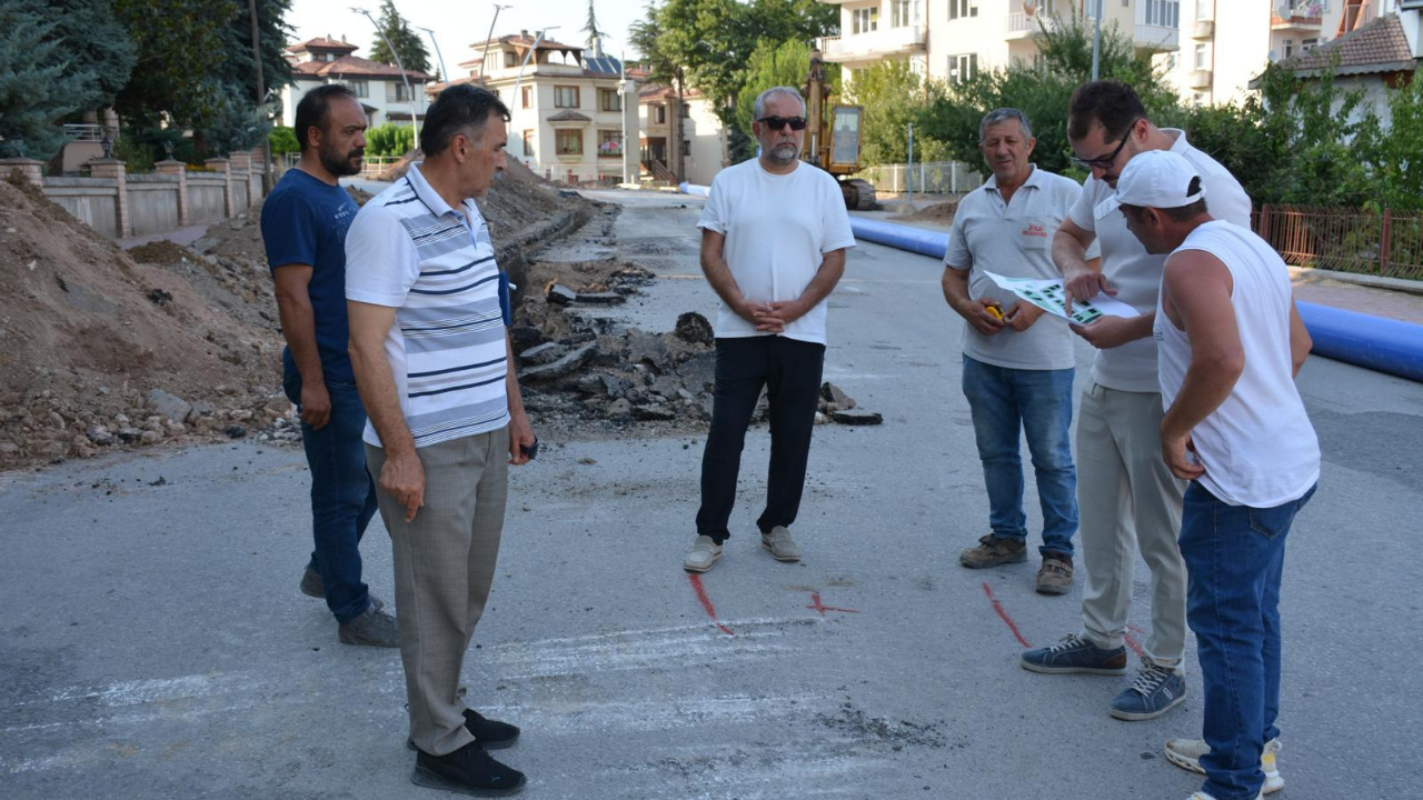 Başkan Şükrü Sargın, Alandaki Altyapı Çalışmalarını Yerinde İnceledi 2