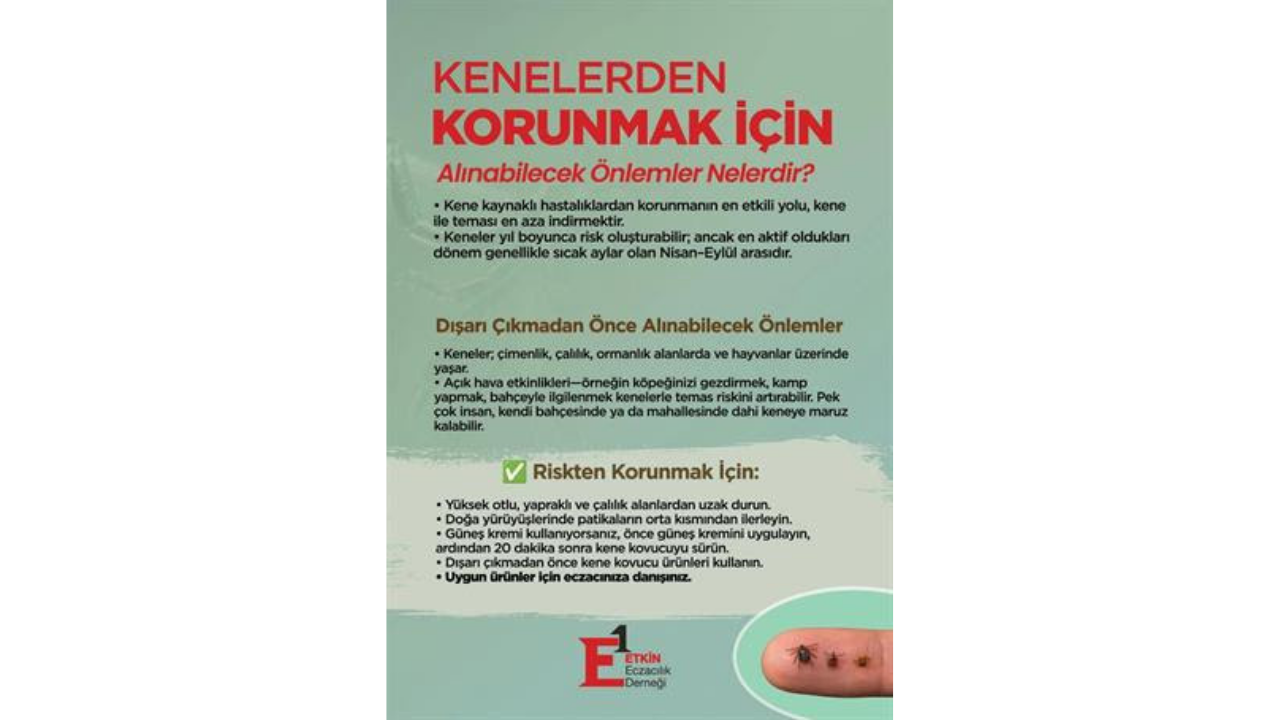Etkin Eczacılık Derneği’nden Kene Rehberi 2