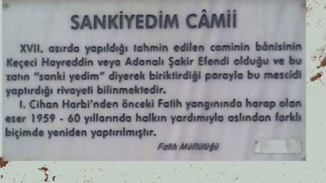 Sanki Yedim Camii Nerede Ve Hikayesi Nedir? İşte Birikim Ve Sabırla Yükselen Tarihi Cami 2