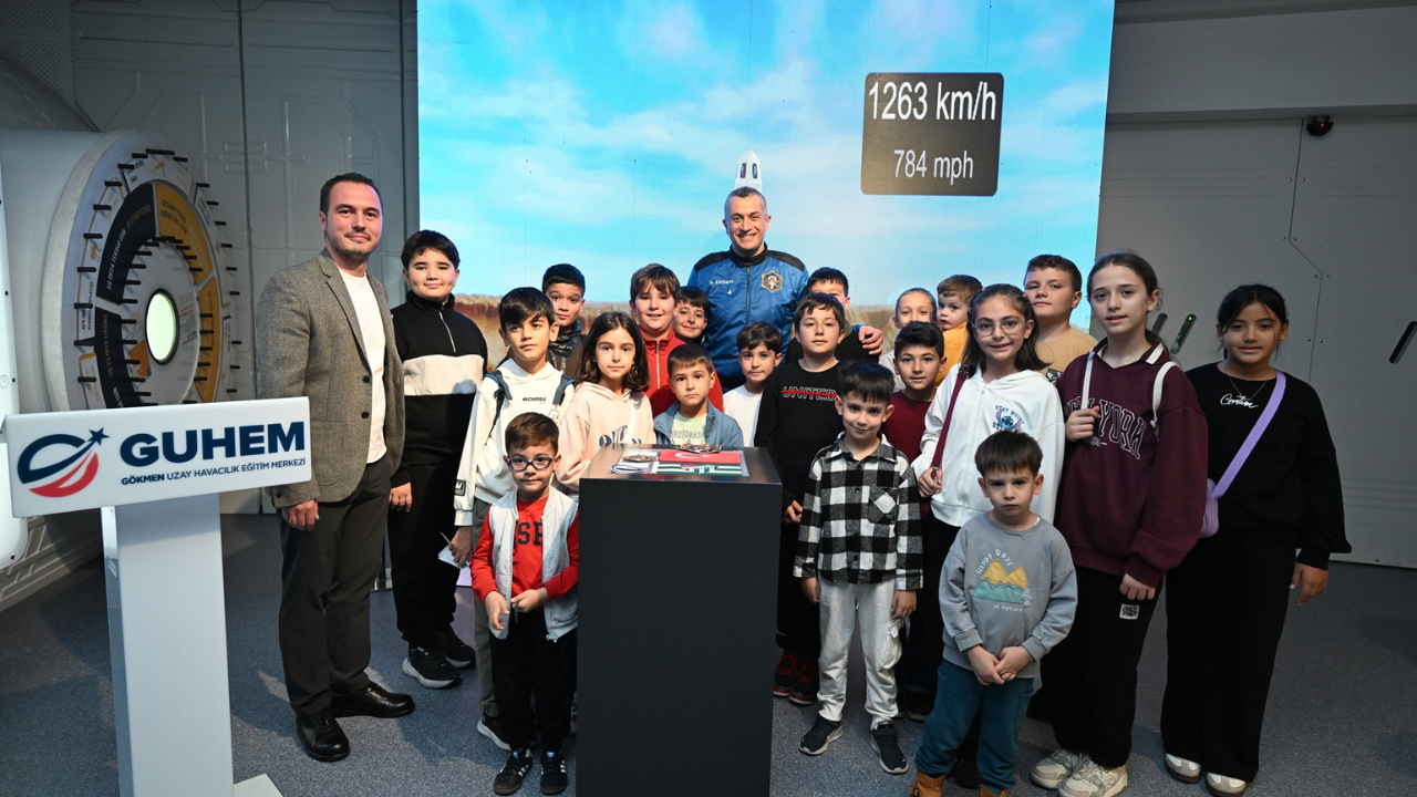 Türkiye’nin 3. Astronotu Gökhan Erdem Uzay Deneyimini Guhem’de Öğrencilerle Paylaştı2