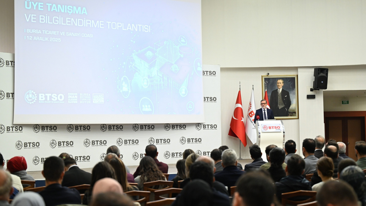 Başkan Burkay'dan Btso'nun Yeni Üyelerine Kritik Çağrı %22Network Ve İletişiminizi Güçlü Tutun!%225