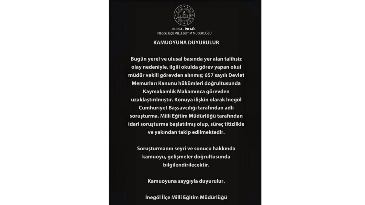 Öğrenciye Şiddet Uygulayan Okul Müdürü Hakkında Flaş Karar Tutuksuz Yargılanacak!2