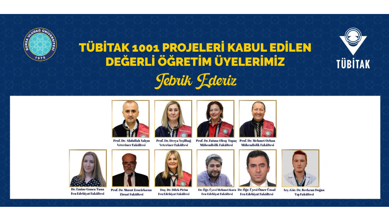 Bursa Uludağ Üniversitesi, Tübi̇tak 1001 Projelerinde Zirveye Koşuyor2