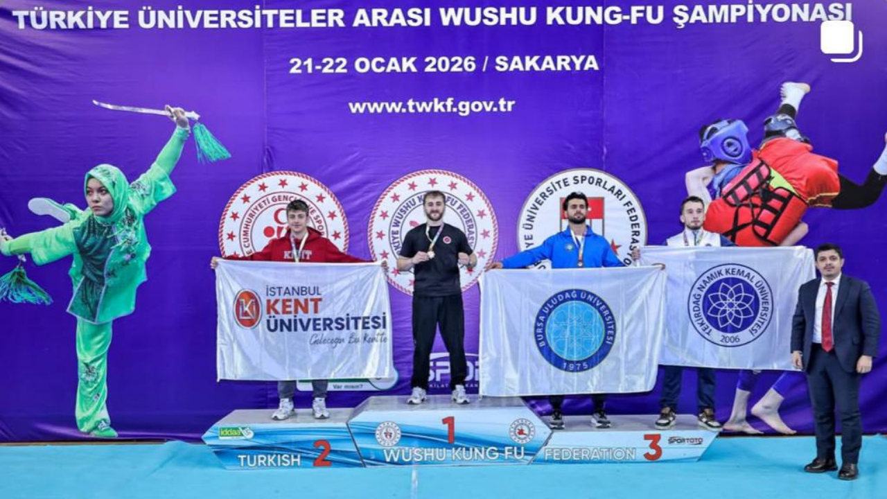 Bursa Uludağ Üniversiteli Sporculardan Wushu Türkiye Şampiyonası’nda Derece4
