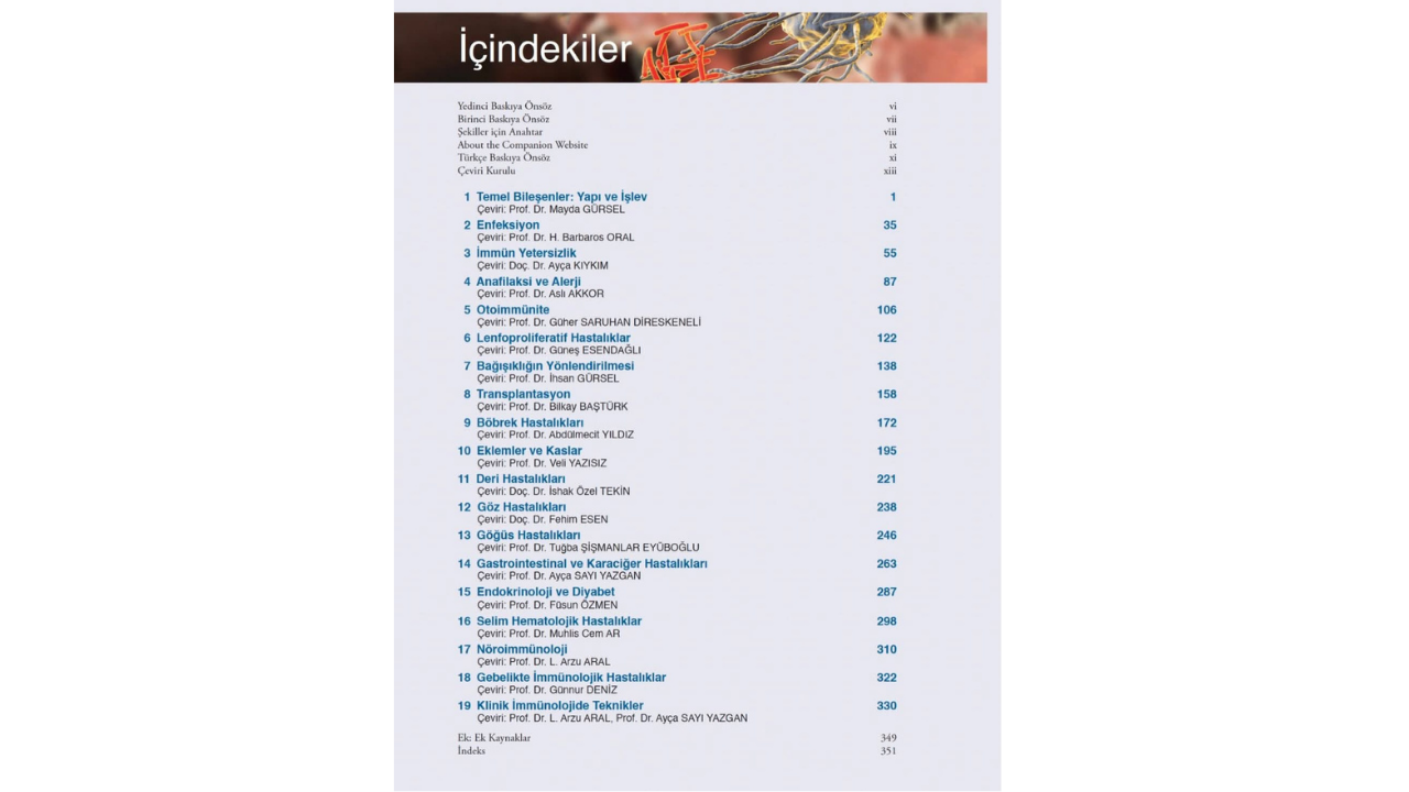 İmmünoloji Dünyasında Önemli Gelişim Prof. Dr. Barbaros Oral’dan Dev Çeviri Eser3