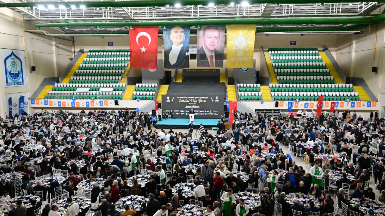 Ak Parti Bursa İl Başkanı Davut Gürkan Teşkilat Vefa İftarına Katıldı2