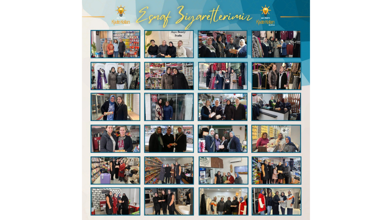 Ak Parti Bursa Kadın Kolları’ndan Ramazan’da Esnaf Ziyaretleri2