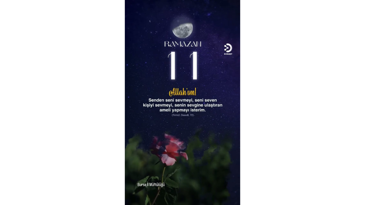 Bursa İl Müftülüğü'nden Anlamlı Dua Allah Sevgisi Ve Salih Amel İsteği2