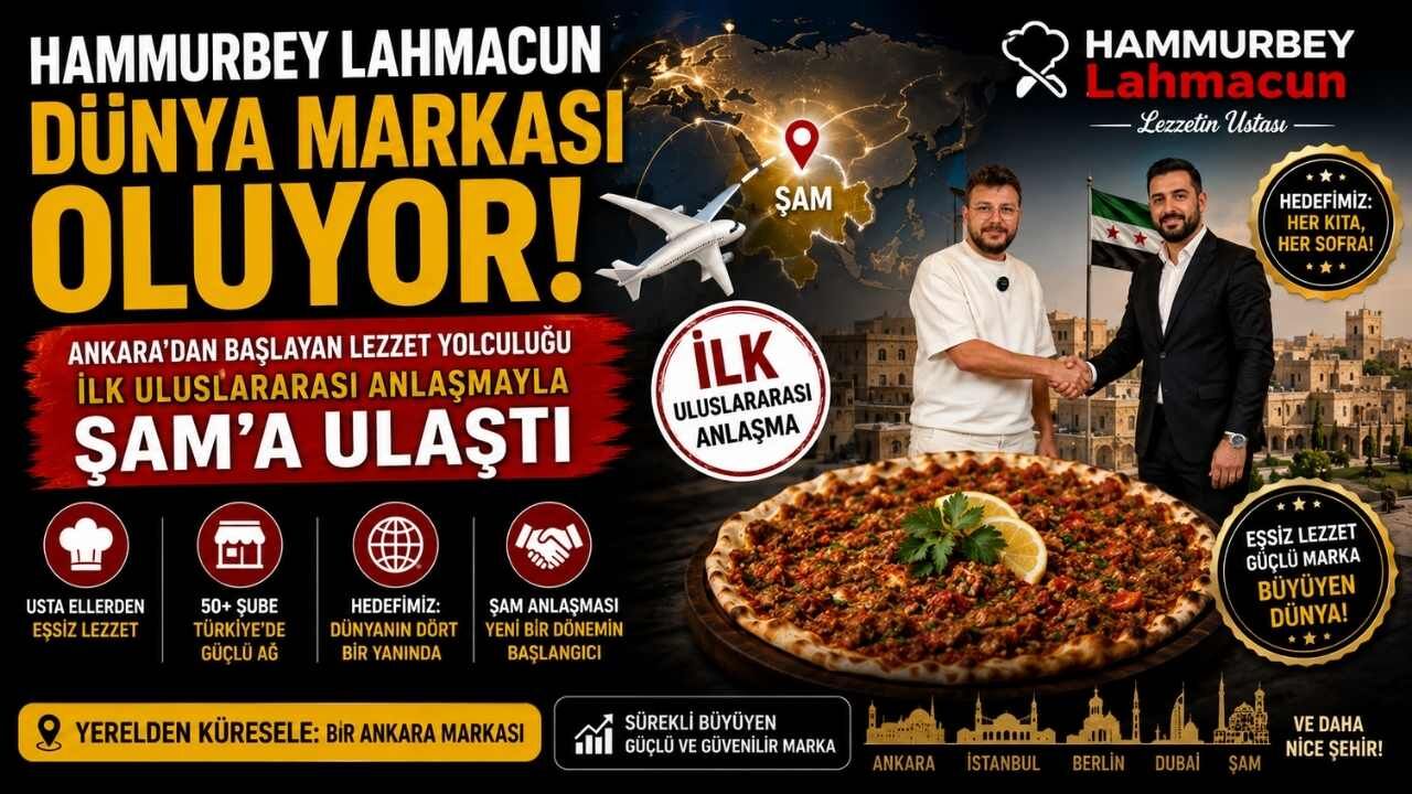 Türk Lezzeti Sınırları Aştı! HammurBey Lahmacun Şam'a Franchise Verdi
