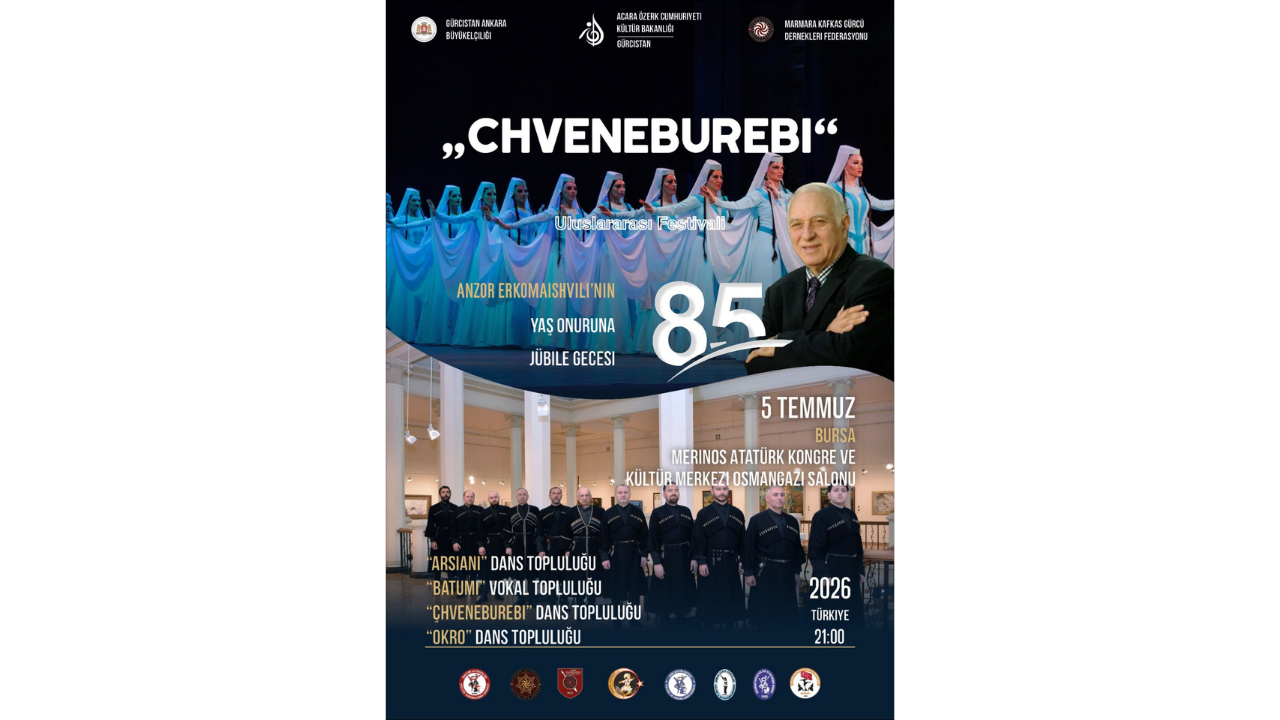 Uluslararası Cheveneburebi̇ Festivali Bursa'da Başlıyor Arsi̇ani̇ Halk Dansları Ekibi Merinos Akkm'de Sahne Alacak2