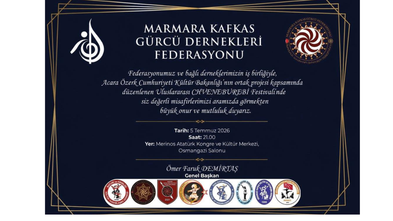 Uluslararası Cheveneburebi̇ Festivali Bursa'da Başlıyor Arsi̇ani̇ Halk Dansları Ekibi Merinos Akkm'de Sahne Alacak3