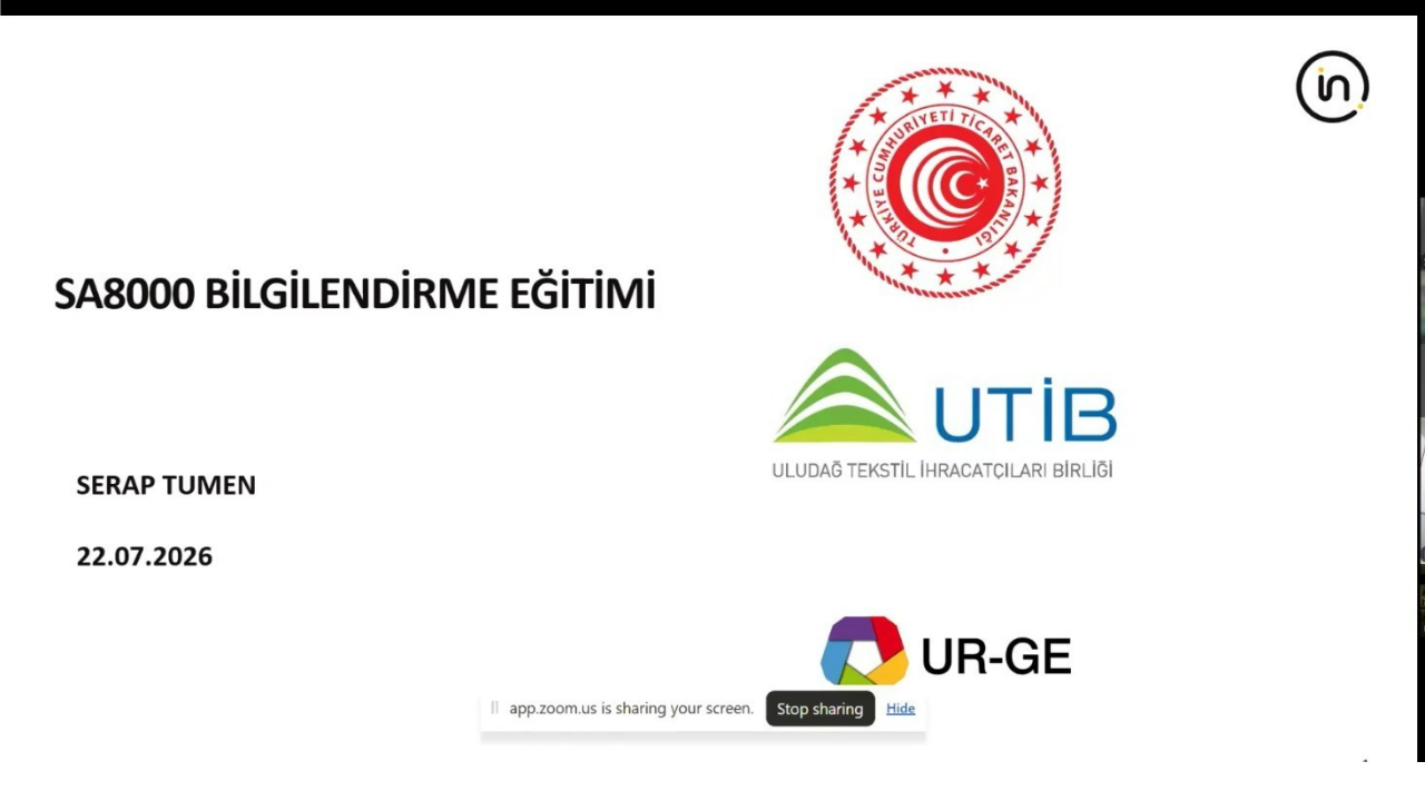 Uti̇b Teksti̇l Sektörünü Sa 8000 Sosyal Uygunluk Standardi İle Buluşturdu2