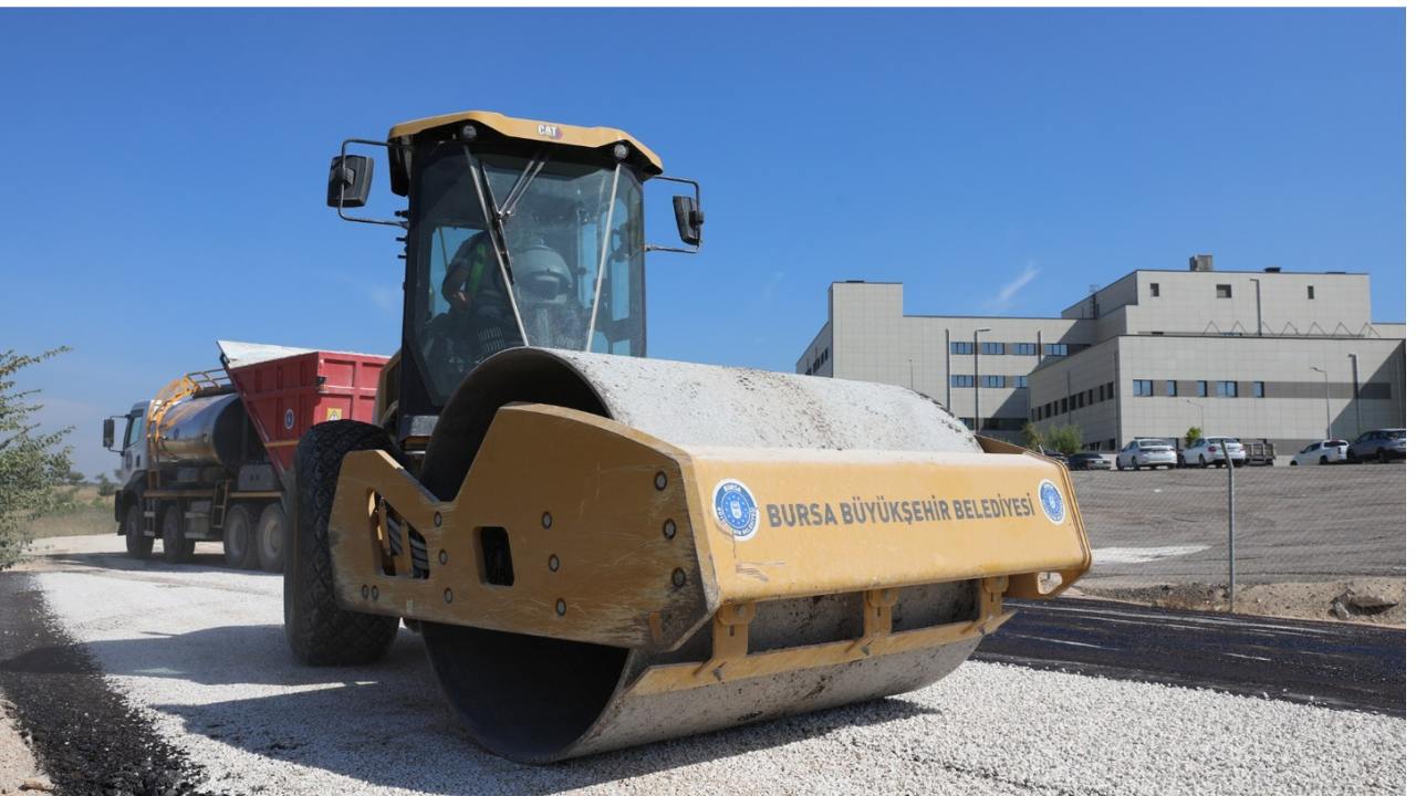 Bursa Şehir Hastanesi'nin iç yolları yenilendi