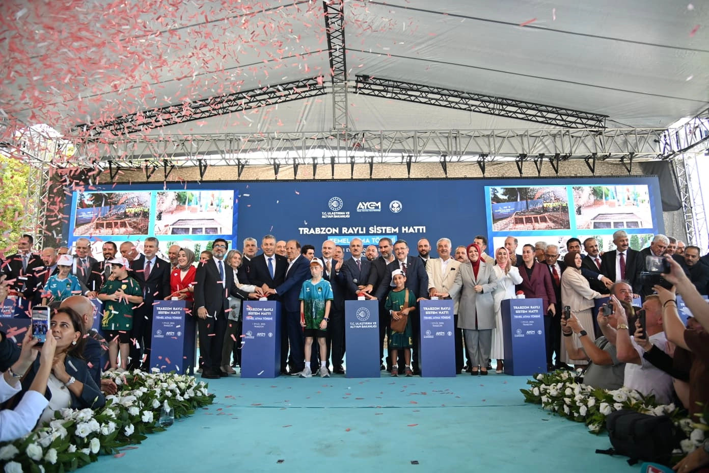 Trabzon'da raylı sistem için butona basıldı!