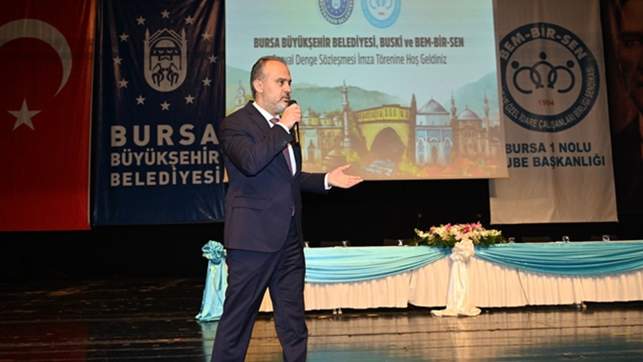 Bursa Büyükşehir Belediyesi'nde Memura 'tavan'dan destek