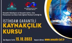 Nevşehir Belediyesi'nden istihdam garantili kurs