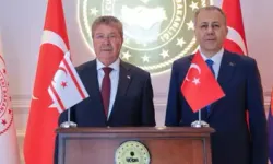 KKTC Başbakanı Ünal Üstel, İçişleri Bakanı Ali Yerlikaya’yı Kabul Etti