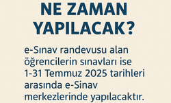 Açık Lise Sınavı 2025 Tarihi: e-Sınavlar Temmuz'da Başlıyor!