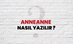 Anneanne:  TDK Doğru yazım şekli