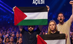 Eurovision 2025'in İlk Yarı Finalinde İsrail'e Tepki: Salonda Filistin Bayrakları Açıldı