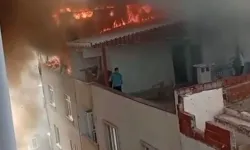 Bursa’da 3 Katlı Binanın Çatı Katında Yangın Paniği