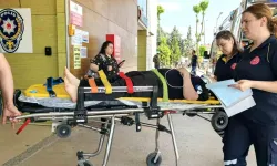 İnegöl'de Motosiklet Kazasında Genç Sürücü Yaralandı