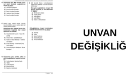 Unvan Değişikliği Sınavları: Memurların Kariyer Basamakları İçin Kritik Dönemeç