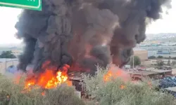 Bursa'da Geri Dönüşüm Tesisinde Yangın Çıktı