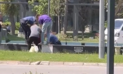 Bursa İnegöl'de Alkollü Adam Süs Havuzuna Düştü, Polis Kurtardı