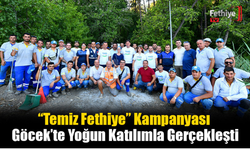 “Temiz Fethiye” Kampanyası Göcek’te Yoğun Katılımla Gerçekleşti