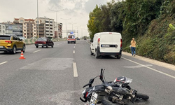 Bursa Mudanya Yolu Üzerinde Kaza! Motosiklet Öndeki Araca Çarptı: 1 Yaralı