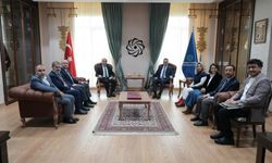 Rektör Naci Çağlar'a Önemli ziyaret