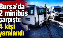 Bursa İnegöl’de İki Minibüs Çarpıştı 4 Kişi Hastaneye Kaldırıldı