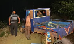 Düzce Yığılca'da pat pat şarampole uçtu!