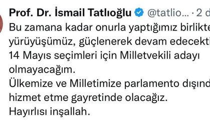 İYİ Parti Grup Başkanı Prof.Dr.İsmail Tatlıoğlu, Parti'den istifa mı ediyor!