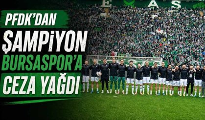 PFDK'dan Bursaspor'a 446 Bin TL Ceza