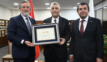 Ticaret Bakanı Prof. Dr. Ömer Bolat: “BTSO’da Bursa’ya Yapılan Hizmetleri Görmekten Kıvanç Duyuyoruz”