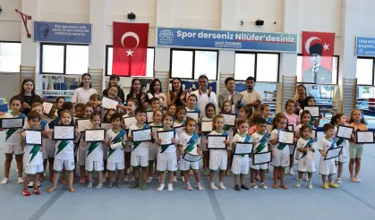 Nilüfer'de Yaz Spor Okulları Coşkusu! Bin 236 Çocuk Sertifikasını Aldı