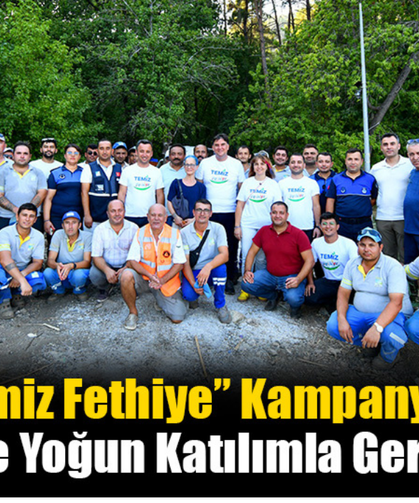 “Temiz Fethiye” Kampanyası Göcek’te Yoğun Katılımla Gerçekleşti