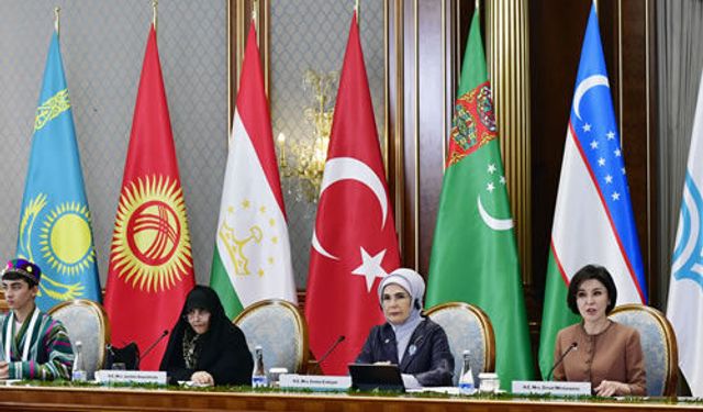 Emine Erdoğan, "Çocuklar ve Gençler İş Başında-Orta Asya'da İklim Değişikliği” forumuna katıldı