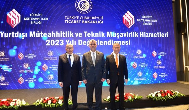 Türk müteahhitler, Cumhuriyetin 100. yılında   yurt dışında 27,4 milyar dolarlık yeni proje üstlendi