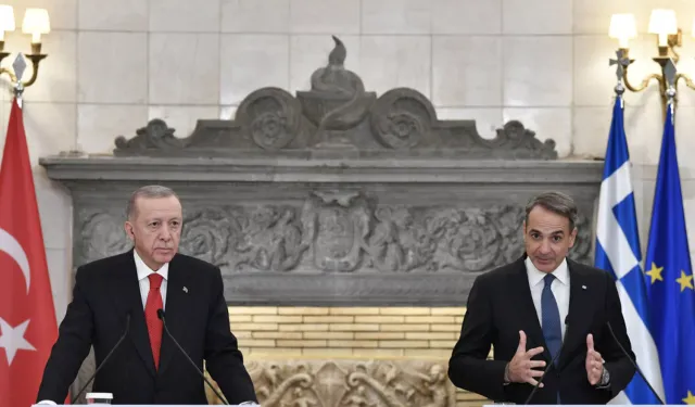 Erdoğan - Miçotakis görüşmesi
