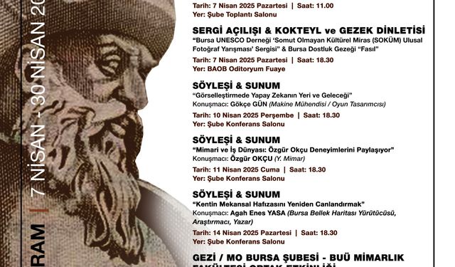 Bursa Mimarlar odası Bursa şubesi Mimar Sinanı anacak