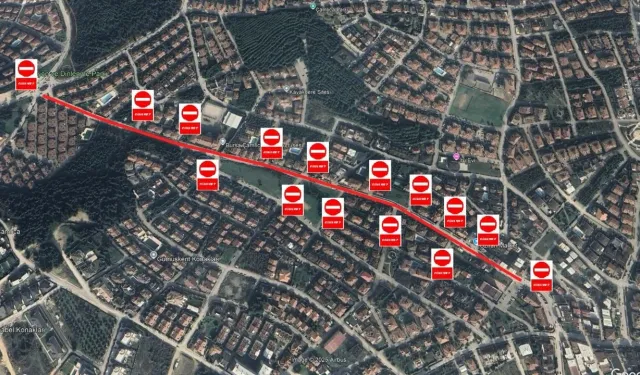 Bursa'da Ata Caddesi Trafiğe Kapanıyor