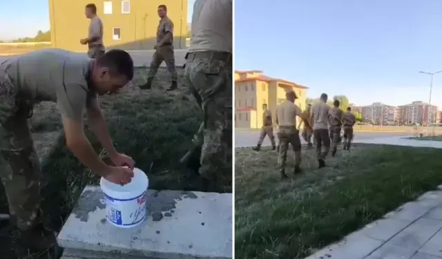 Türk Askerlerinin Ağaç Sulama Görüntüleri Sosyal Medyada Viral Oldu