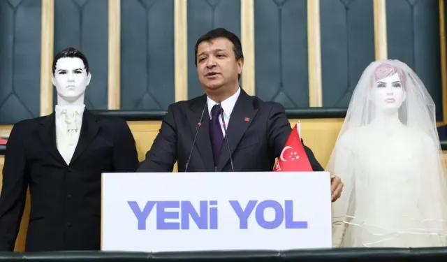 TBMM’de Gelinlik ve Damatlıkla Protesto: “Gençler Evlenmiyor Değil, Evlenemiyor”